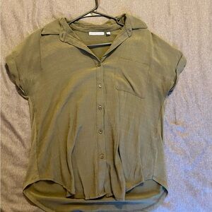 Notations Olive Button-Down Women's Shirt